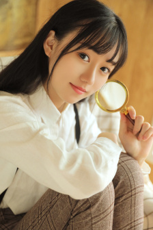 美女黑色真丝图